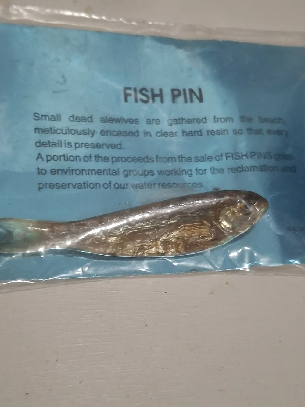 Fish Pin Resin Brooch - Unique Accesory